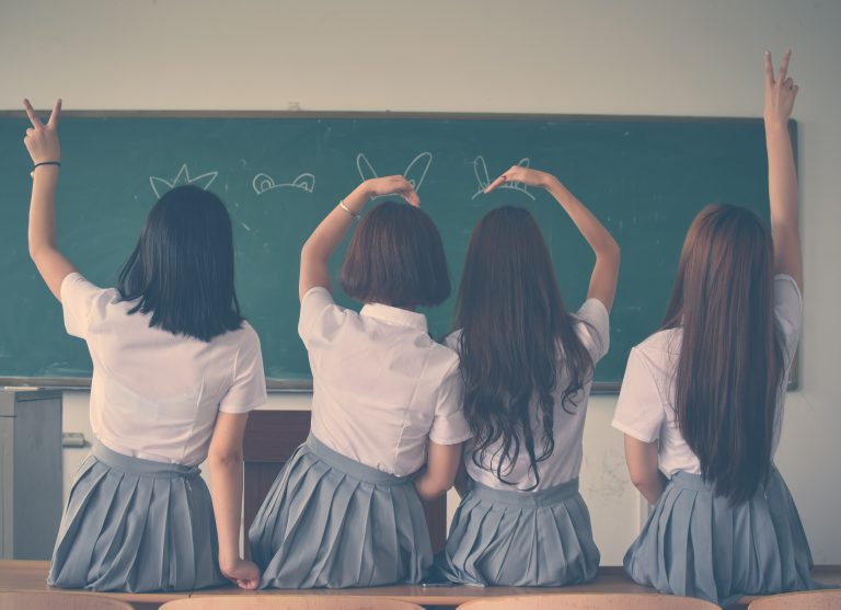 photo-of-four-girls-wearing-school-uniform-doing-hand-signs-710743-768x557-1